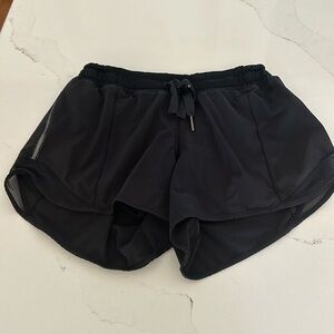 Black old style lululemon shorts